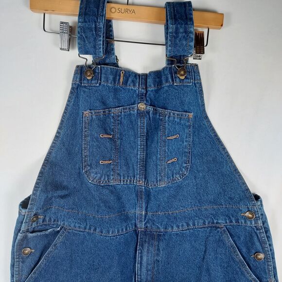 Lincoln Outfitters Denim Overalls Men’s 42x30 Blue Jean Bib Workwear 100% Cotton - Picture 7 of 14
